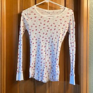 Forever 21 Long Sleeve Floral Thermal